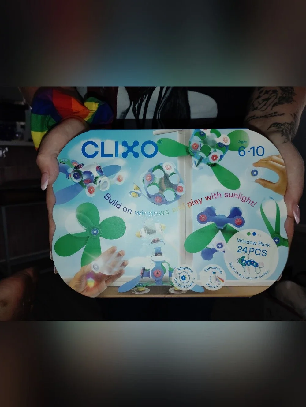 Clixo Window Series 24 Pieces Build On Windows 🪟 Play With Sunlight 🆕